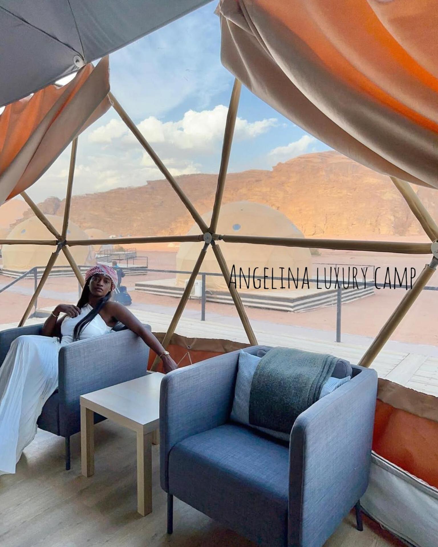 Angelina Luxury Camp Luksusowy namiot Wadi Rum