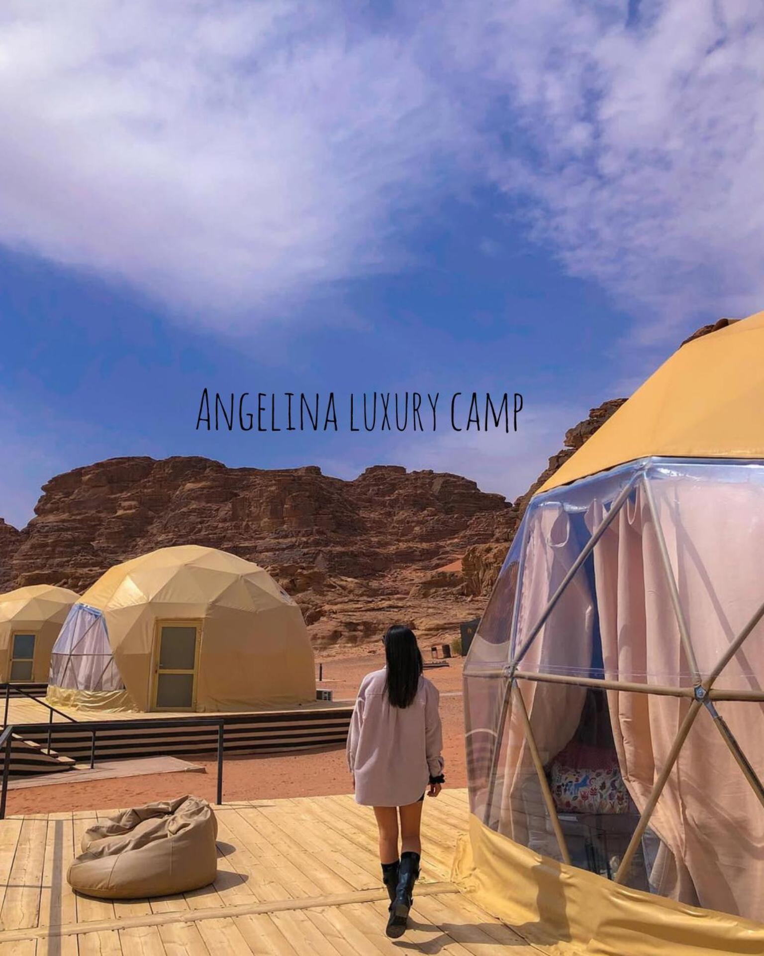 Luksusowy namiot Angelina Luxury Camp Wadi Rum