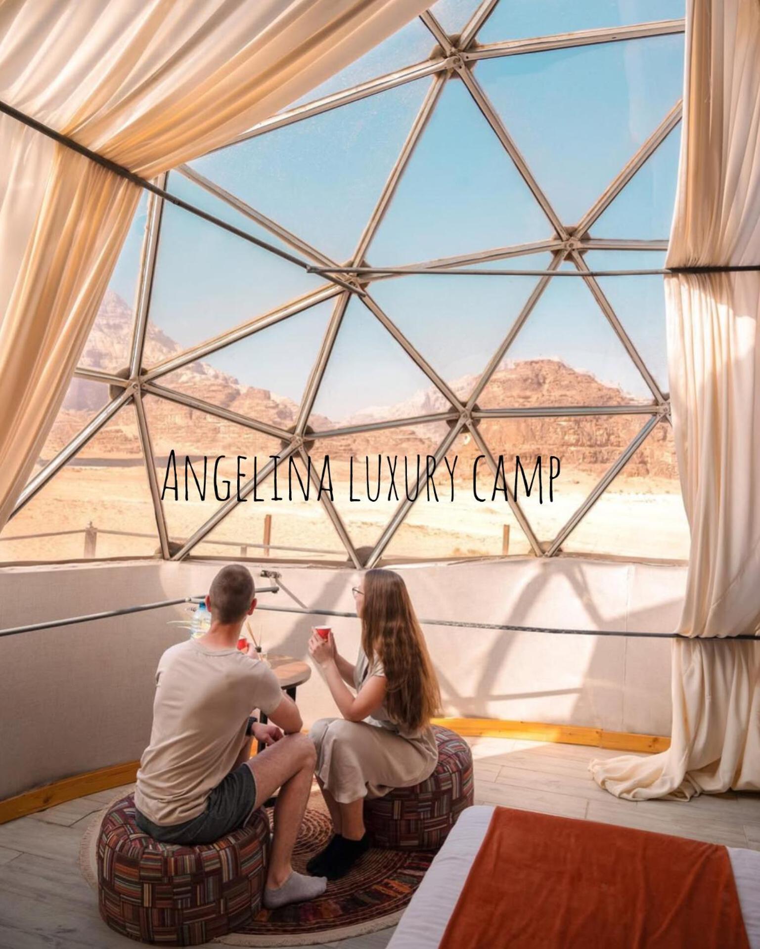 Luksusowy namiot Angelina Luxury Camp Wadi Rum