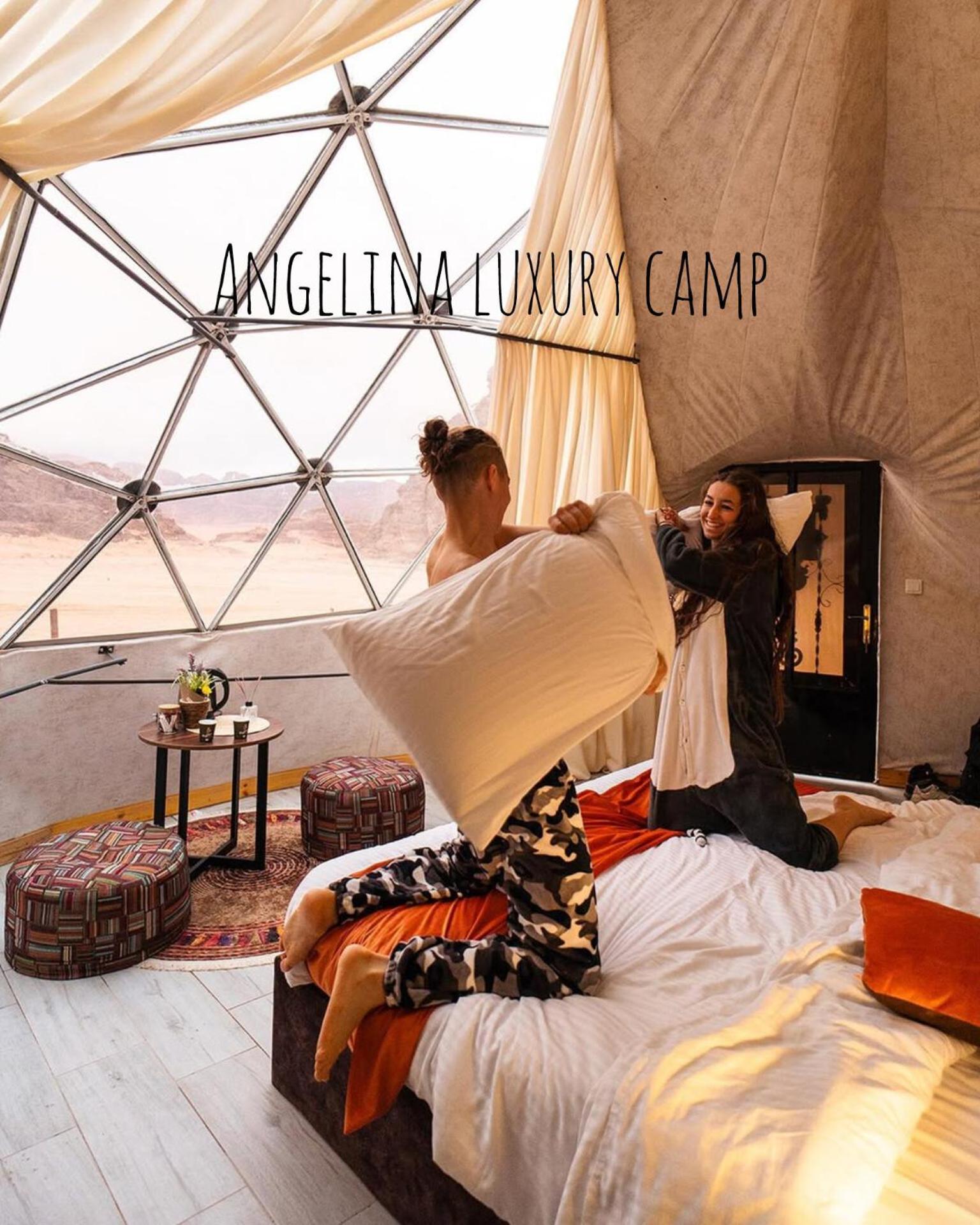 Luksusowy namiot Angelina Luxury Camp Wadi Rum